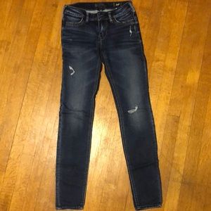 Women’s Silver Joga Skinny Jeans